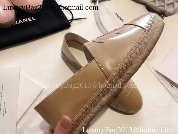 Chanel Casual Shoes Leather CH2089 Apricot