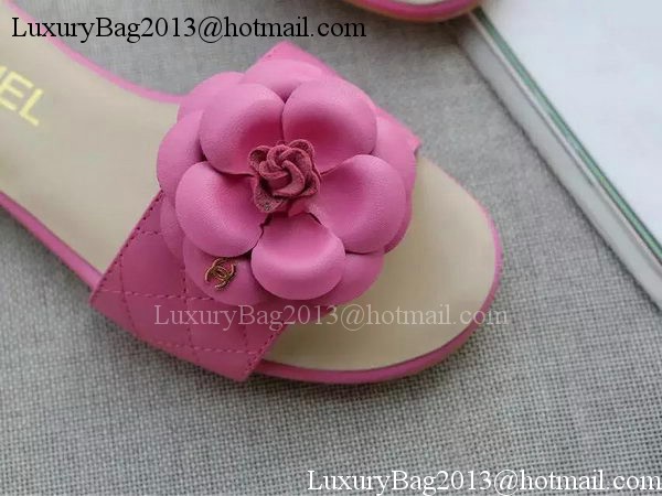 Chanel Slipper Leather CH2098 Rose