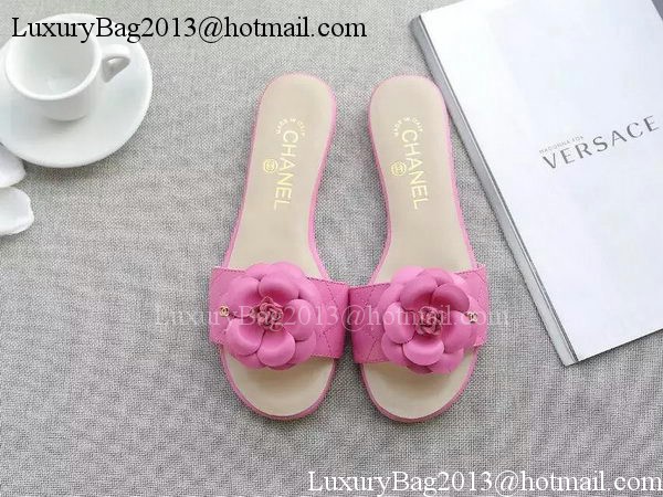 Chanel Slipper Leather CH2098 Rose