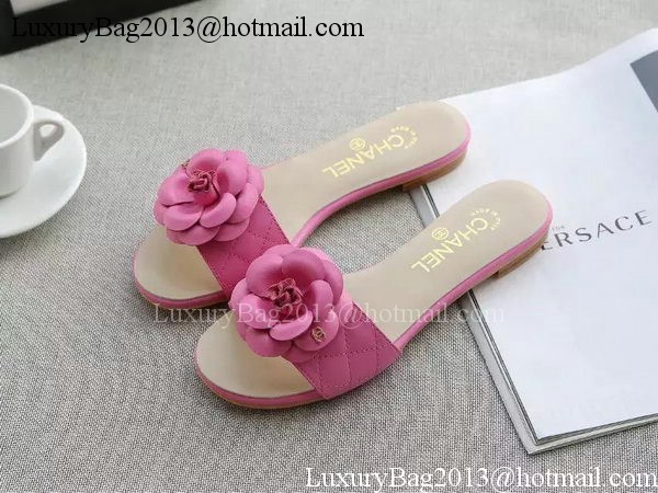 Chanel Slipper Leather CH2098 Rose