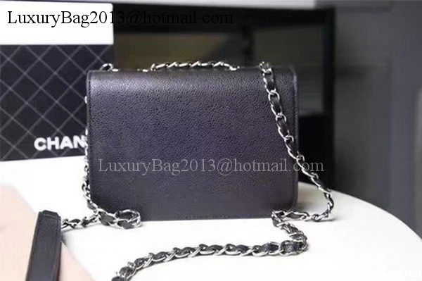 Chanel Flap Shoulder Bag Sheepskin Leather CHA606 Black