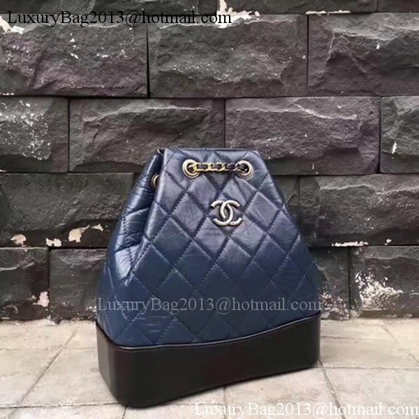 Chanel Hobo Bag Original Sheepskin Leather A92994 Blue