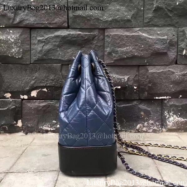 Chanel Hobo Bag Original Sheepskin Leather A92994 Blue