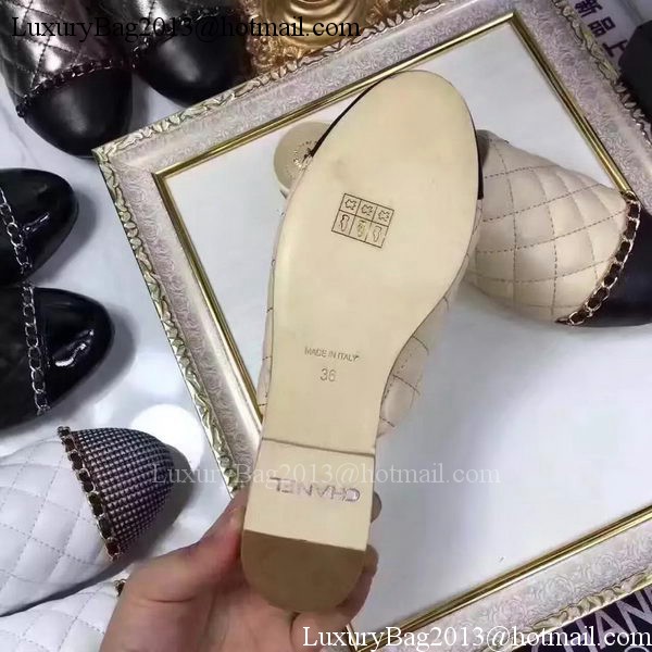 Chanel Sandal Leather CH2085 Apricot