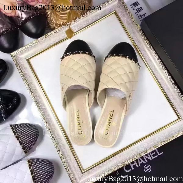 Chanel Sandal Leather CH2085 Apricot