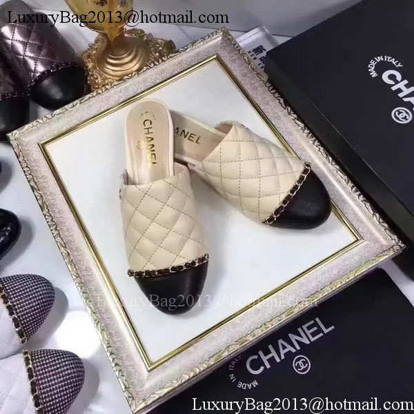 Chanel Sandal Leather CH2085 Apricot