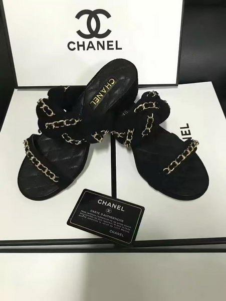 Chanel Sandal Leather CH2087 Black