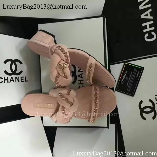 Chanel Sandal Leather CH2087 Pink