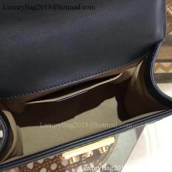 Gucci Padlock Gucci Signature Mini Shoulder Bag 409487 Black