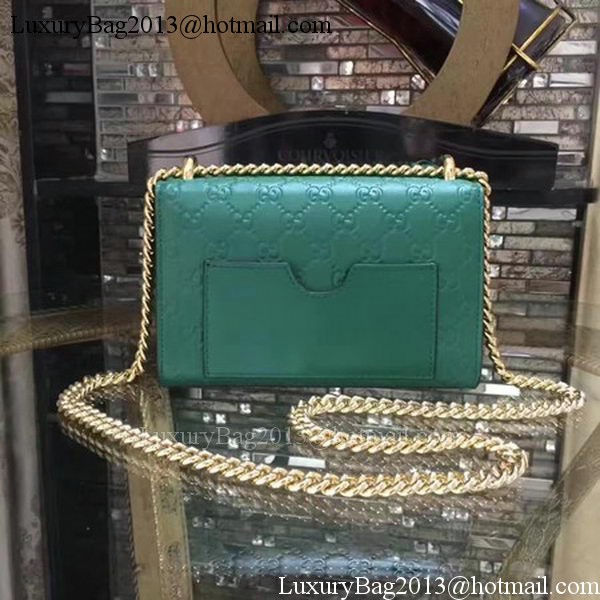 Gucci Padlock Gucci Signature Mini Shoulder Bag 409487 Green