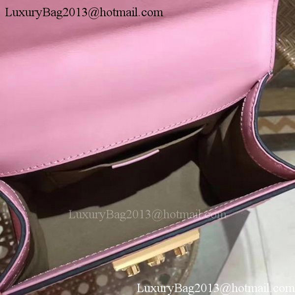 Gucci Padlock Gucci Signature Mini Shoulder Bag 409487 Pink