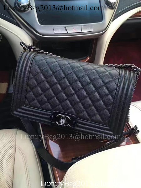 Boy Chanel Flap Shoulder Bag Original Leather A67086 Black