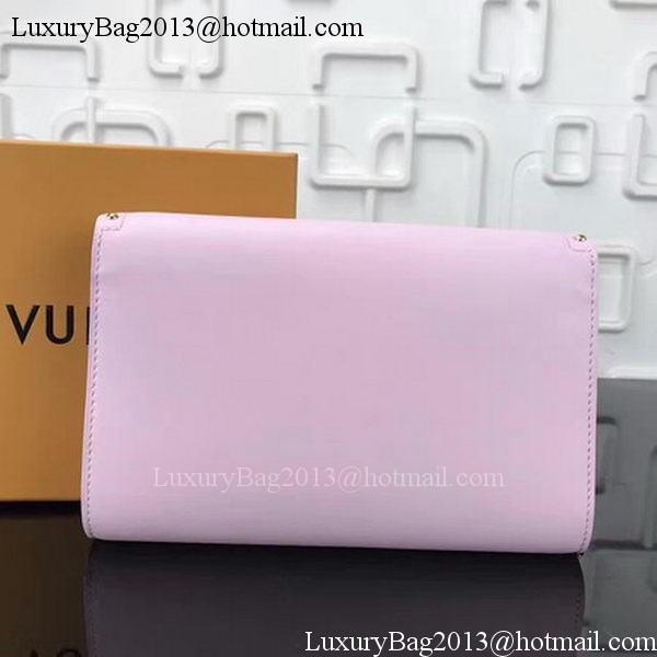 Louis Vuitton Calfskin Leather LOUISE MM M54584 Pink