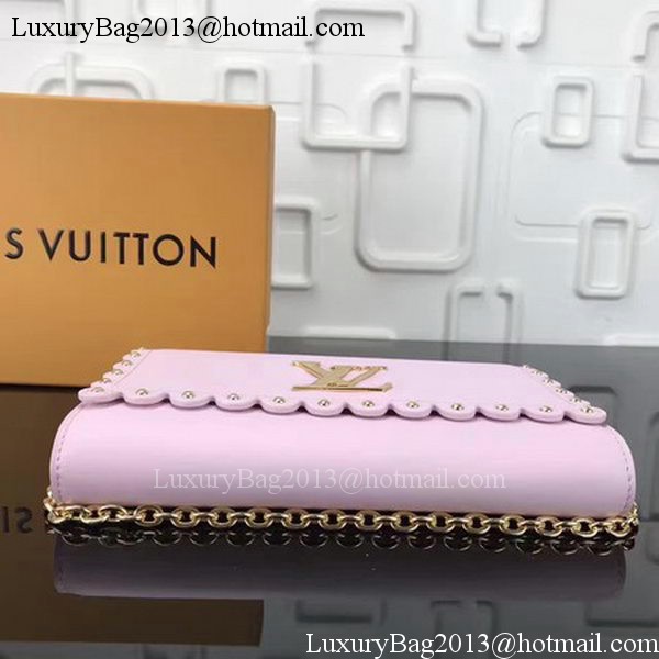 Louis Vuitton Calfskin Leather LOUISE MM M54584 Pink