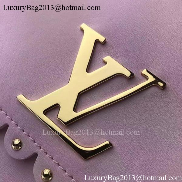 Louis Vuitton Calfskin Leather LOUISE MM M54584 Pink