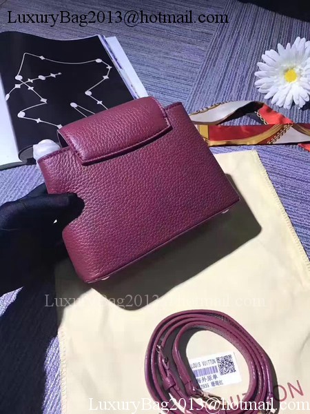 Louis Vuitton original Elegant Capucines Bags M42935 Purple