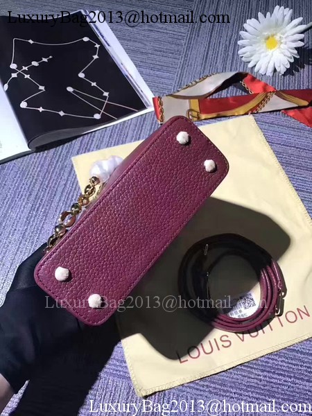 Louis Vuitton original Elegant Capucines Bags M42935 Purple