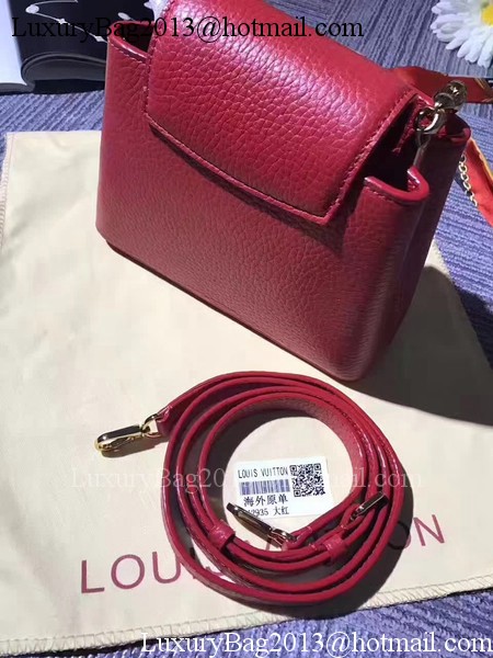 Louis Vuitton originalElegant Capucines Bags M42935 Red