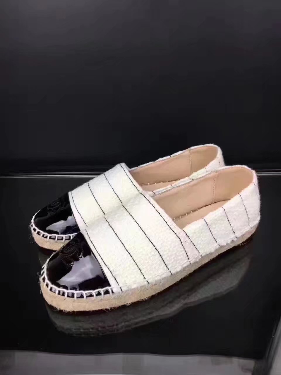 Chanel Casual Shoes Leather CH2140 White