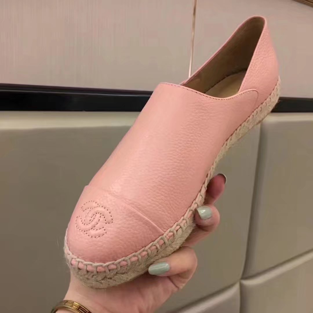 Chanel Casual Shoes Leather CH2145 Pink