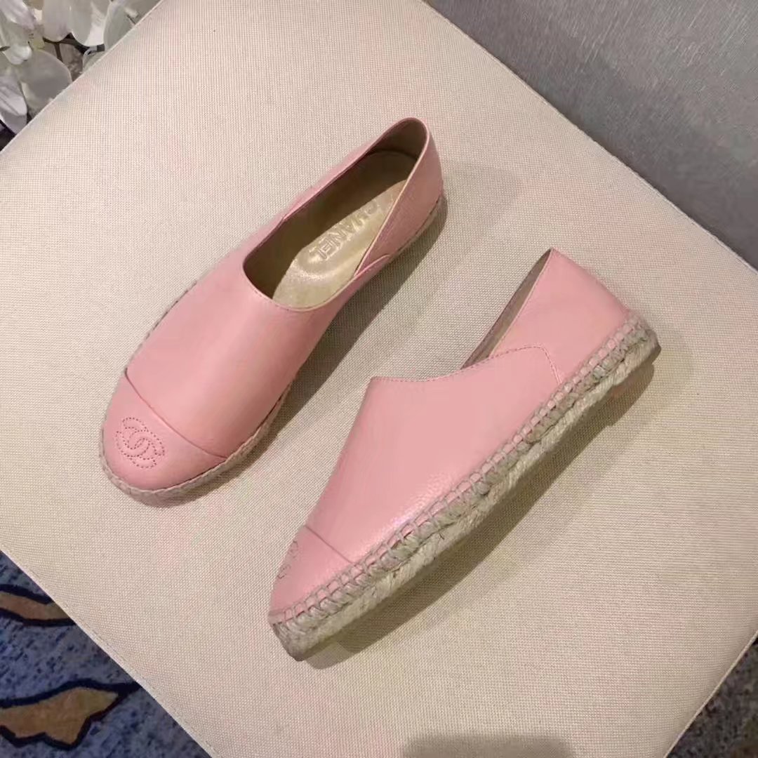 Chanel Casual Shoes Leather CH2145 Pink