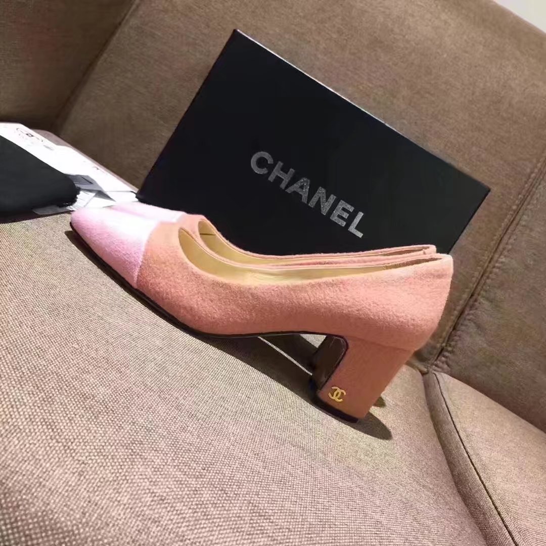 Chanel Pump Leather CH2146 Pink