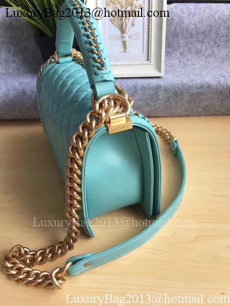 Boy Chanel Flap Bag Original Calfskin Leather A67086B Green