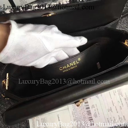 Chanel Classic Flap Bag Original Leather CHA3340 Black&White