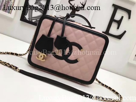 Chanel Cosmetic Bag Original Sheepskin Leather A58695 Pink