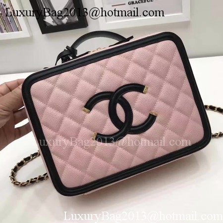 Chanel Cosmetic Bag Original Sheepskin Leather A58695 Pink