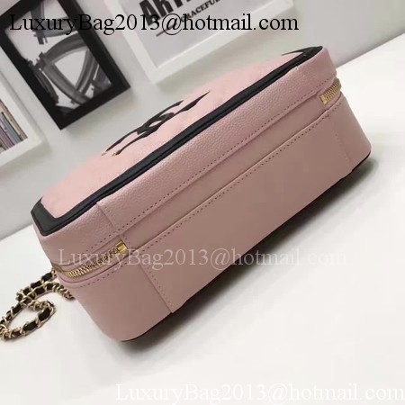 Chanel Cosmetic Bag Original Sheepskin Leather A58695 Pink