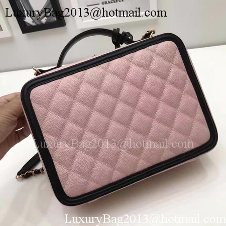 Chanel Cosmetic Bag Original Sheepskin Leather A58695 Pink