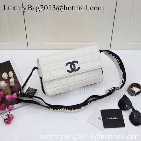 Chanel Flap Shoulder Bag Sheepskin Leather CHA8956 White