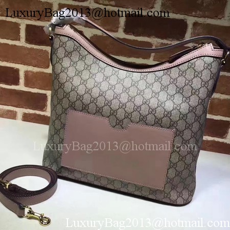 Gucci Miss GG Canvas Hobo Bag 414930 Pink