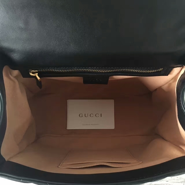 Gucci Queen Margaret Top Handle Bag 476664 Black&White