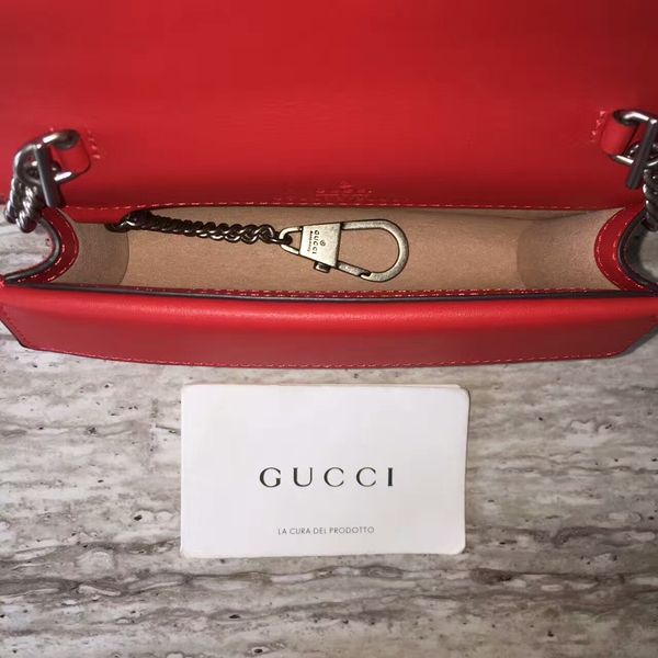 Gucci Dionysus Suede Leather Mini Shoulder Bag 476432 Red