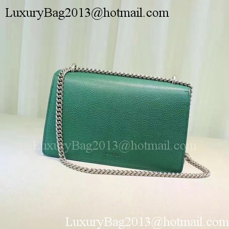 Gucci Dionysus Blooms Leather Shoulder Bag 400249 Green