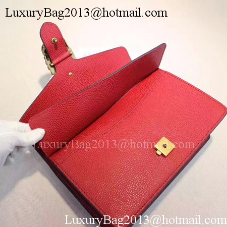 Gucci Dionysus Blooms Leather Shoulder Bag 400249 Red