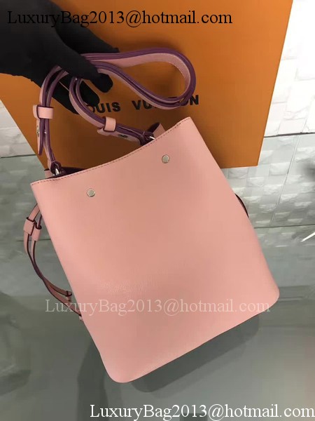 Louis Vuitton Soft Calfskin LOCKME BUCKET M54677 Pink