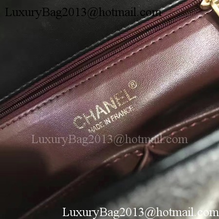 Chanel Flap Shoulder Bag Original Cannage Pattern A94430 Black