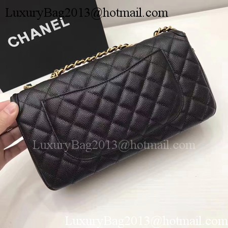 Chanel Flap Shoulder Bag Original Cannage Pattern A94430 Black