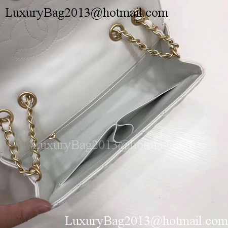 Chanel Flap Shoulder Bag Original Cannage Pattern A94430 White