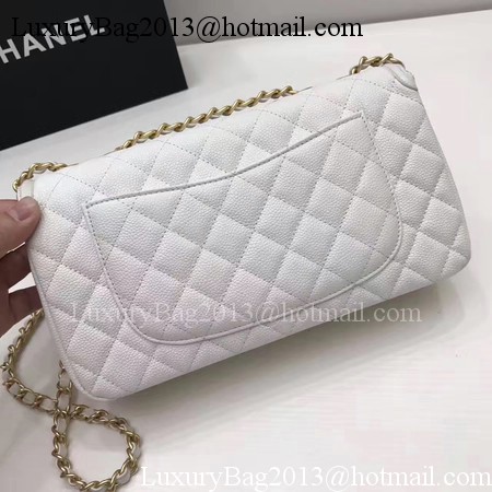 Chanel Flap Shoulder Bag Original Cannage Pattern A94430 White