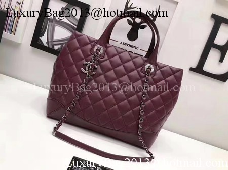 Chanel Shoulder Bag Original Sheepskin Leather A56987 Wine