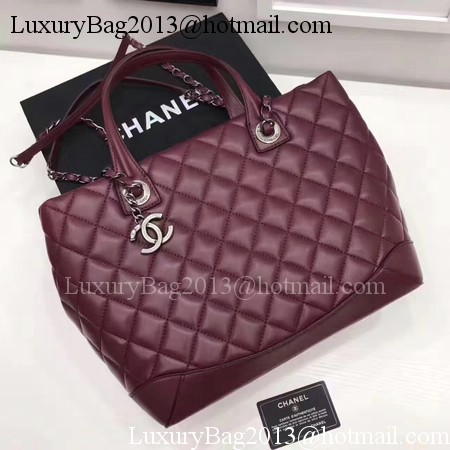 Chanel Shoulder Bag Original Sheepskin Leather A56987 Wine