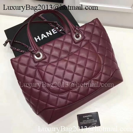 Chanel Shoulder Bag Original Sheepskin Leather A56987 Wine