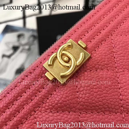 Chanel mini Shoulder Bag Cannage Pattern A94452 Pink