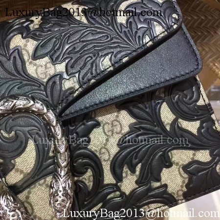 Gucci Dionysus Calf Leather Shoulder Bag 400249E Black