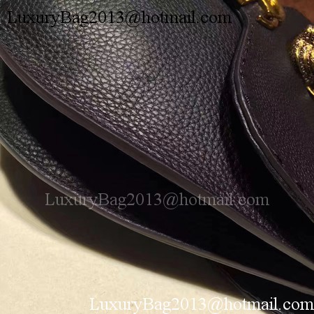 Gucci GG Marmont Leather Shoulder Bag 409154 Black