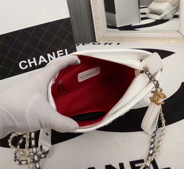 Chanel Gabrielle Mini Shoulder Bag 8122 White